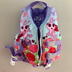 Kids Life Vest with ladybug design